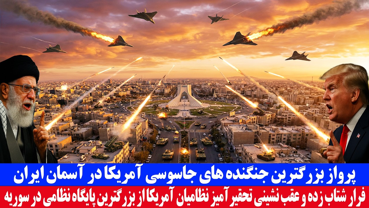 ساعت صفر نزدیک است: پرواز بررگترین جنگنده های جاسوسی آمریکا در آسمان ایران