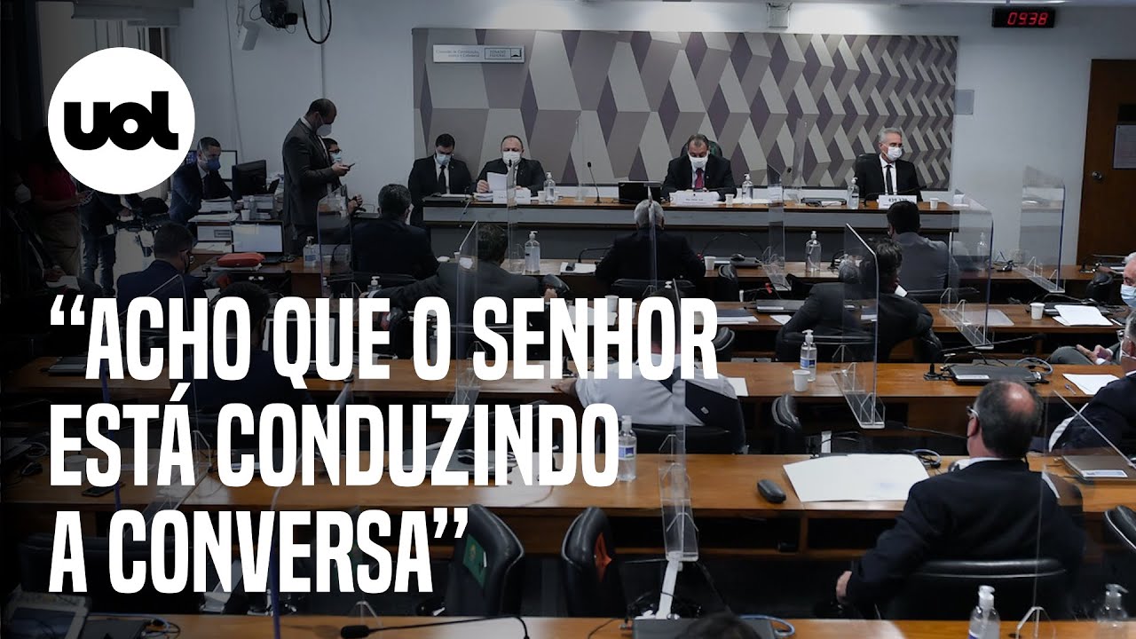 Pazuello critica perguntas de Renan Calheiros, e senadores batem boca na CPI