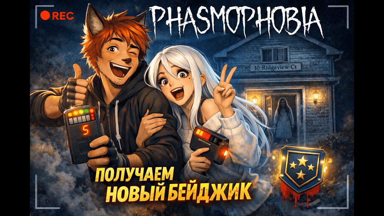 Получаем новый бейджик | Phasmophobia