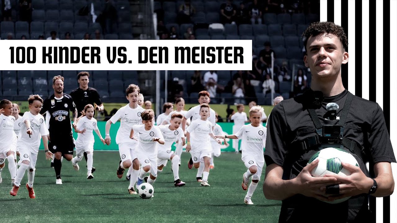 100 Kids forderten Wüthrich, Haas und Ehrenreich heraus 👦 | @quallexd001 als Schiedsrichter