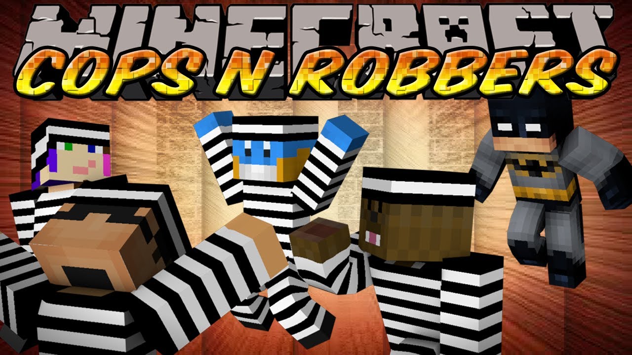 Minecraft Mini-Game : Cops N Robbers - I'M BATMAN