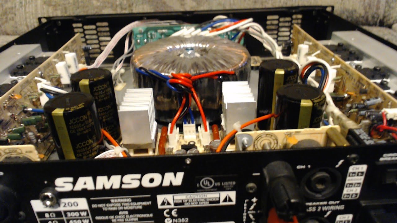 Samson SX 1200 Professional Power Amplifier. Better than SMPS breakdown crap