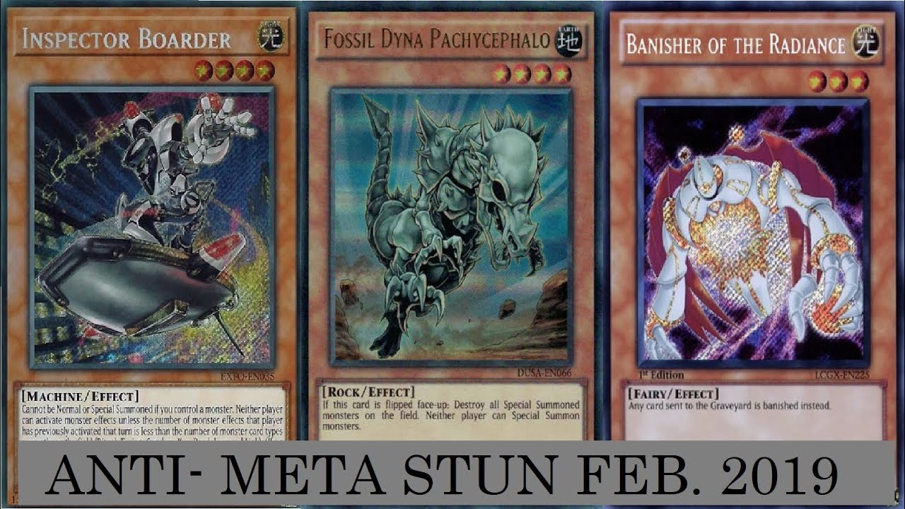 [YGOPRO] ANTI-META STUN DECK PROFILE FEBRUARY 2019