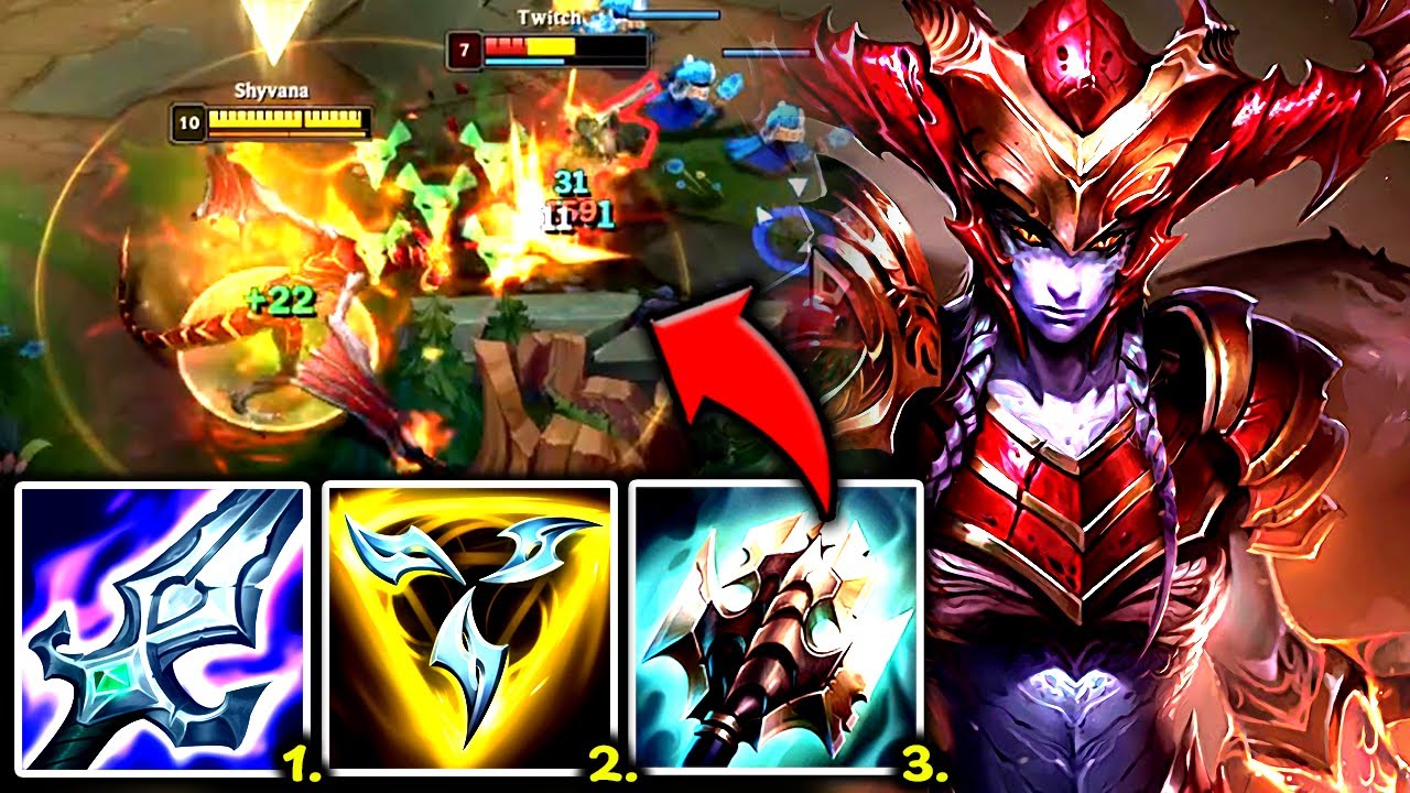 SHYVANA TOP ON-HIT IS EXCELLENT (AND I 100% RECOMMEND IT) - S13 Shyvana TOP Gameplay Guide