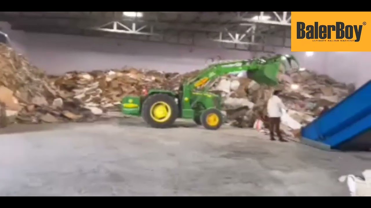 BalerBoy Horizontal Auto-Tie Baling Machine Model: B-60+