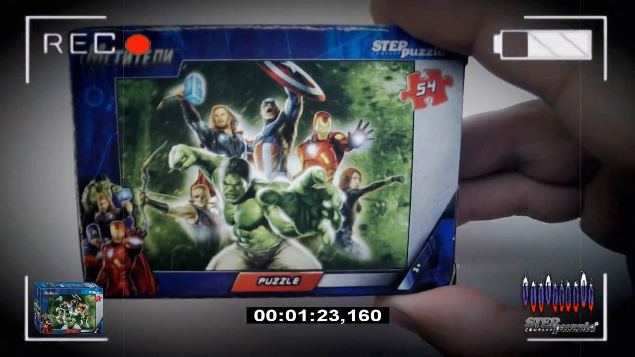 Распаковка и Обзор Пазлов Puzzle Marvel =Мстители= [Stepp Puzzle 54]