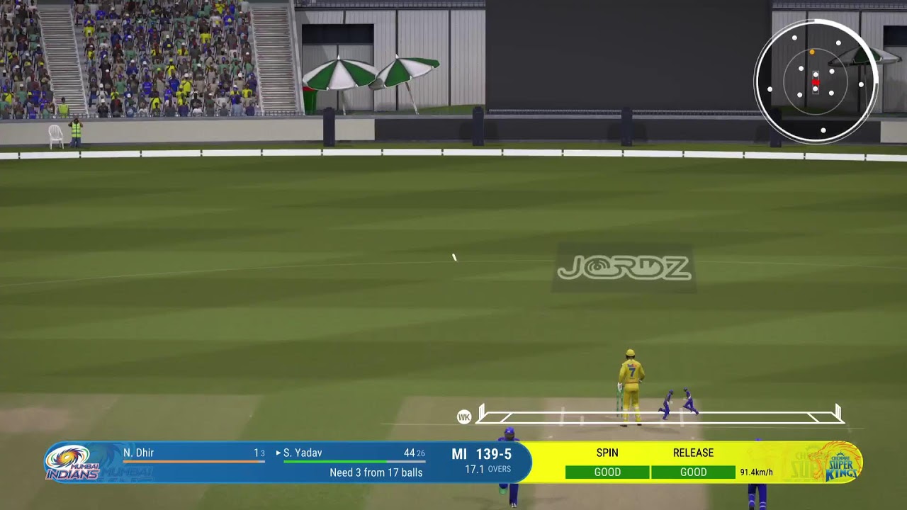 real cricket 24 Csk vs. Mumbai Indians