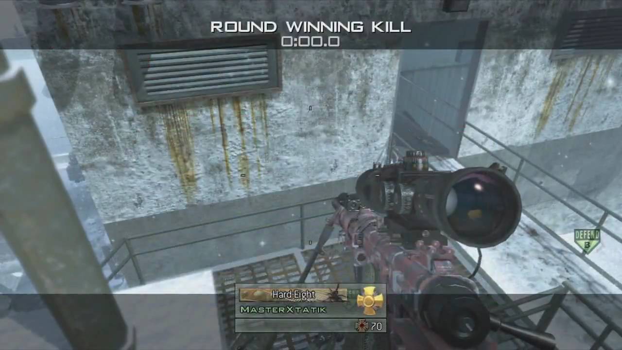 Modern Warfare 2 - Search and Destroy 28 - Sub Base (Intervention w/ FMJ)