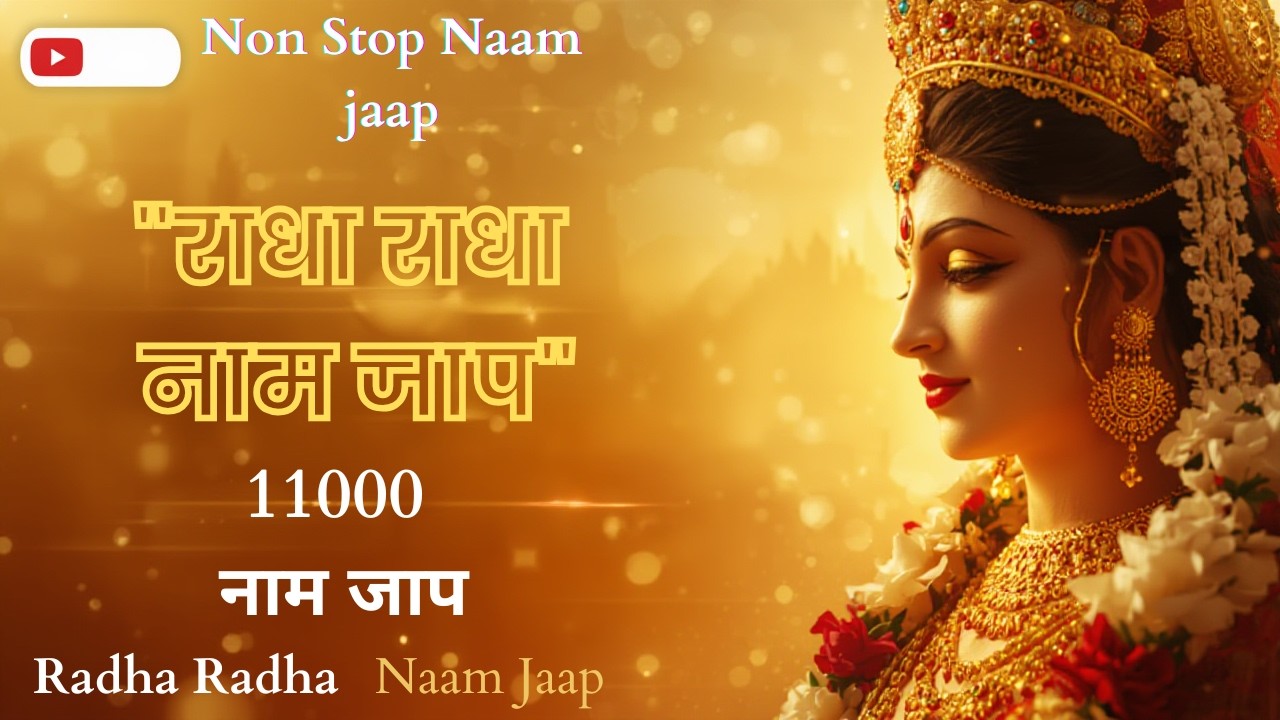 Radha Radha Naam Jap 🌸| 10 Minutes Peaceful Chant | Bhakti Meditation  #radhakrishna #radha