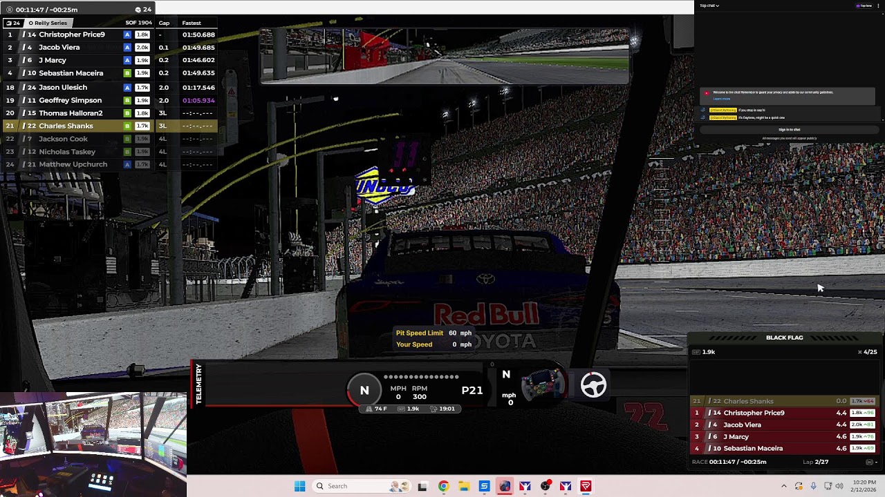 Daytona Race O'Reilly Auto Parts Fixed