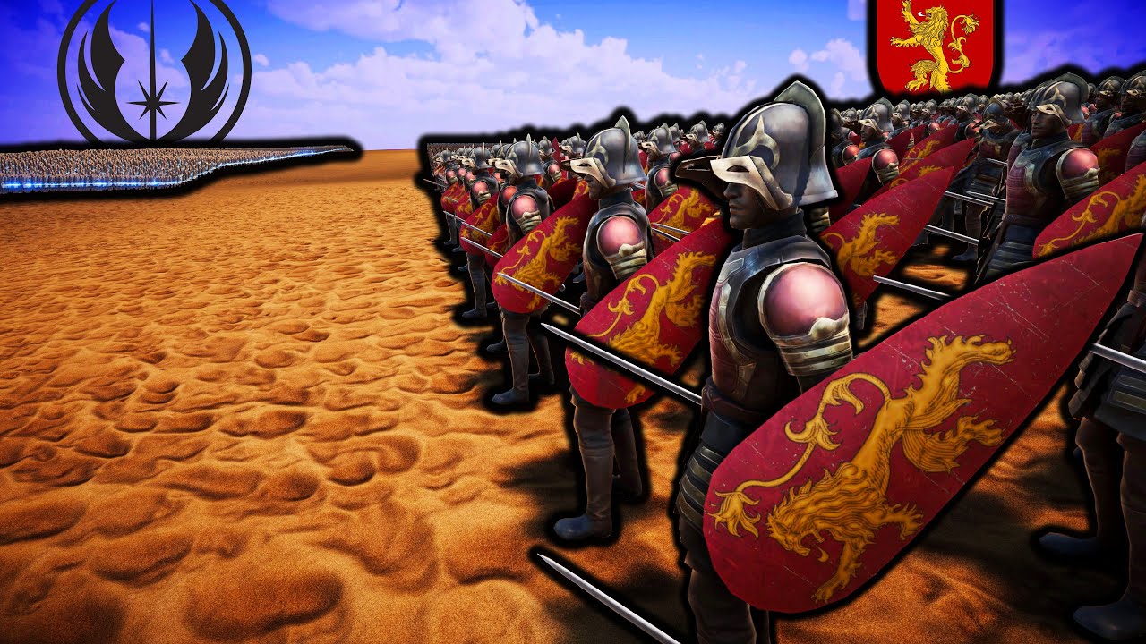 20 MILLION LANNISTER SOLDIERS vs 80,000 JEDI MASTERS | Ultimate Epic Battle Simulator 2