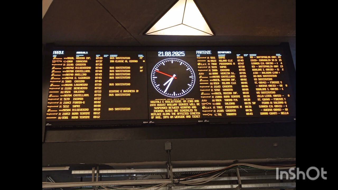 Annunci per un'ora: stazione di Napoli Centrale 