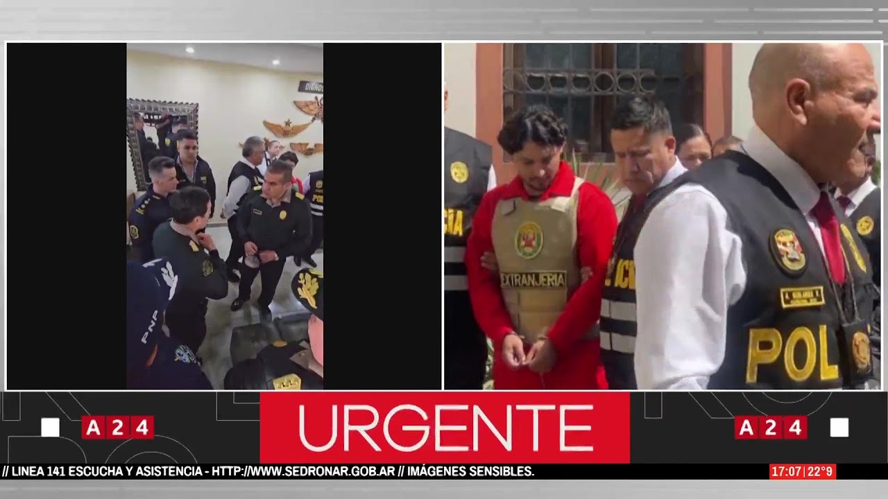 🚨MATÍAS OZORIO CON CHALECO Y RODEADO DE POLICÍAS