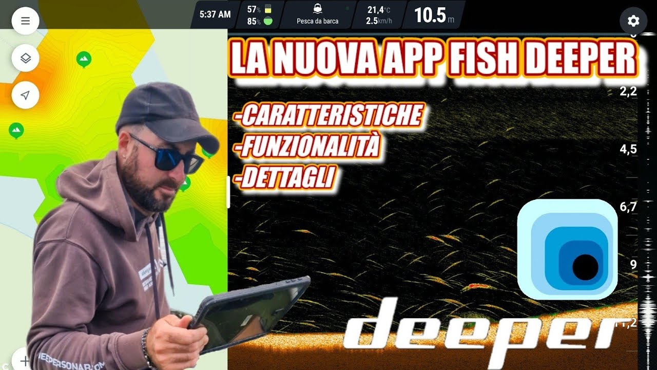 LA NUOVA APP FISH DEEPER / CARATTERISTICHE /FUNZIONALITÀ / DETTAGLI #deeperheroes #deepersonar