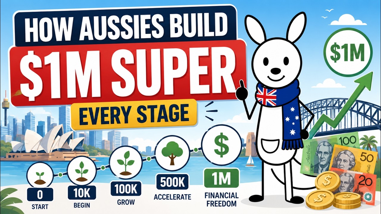 How Australians Build $1,000,000 in Superannuation: Every Stage Explained