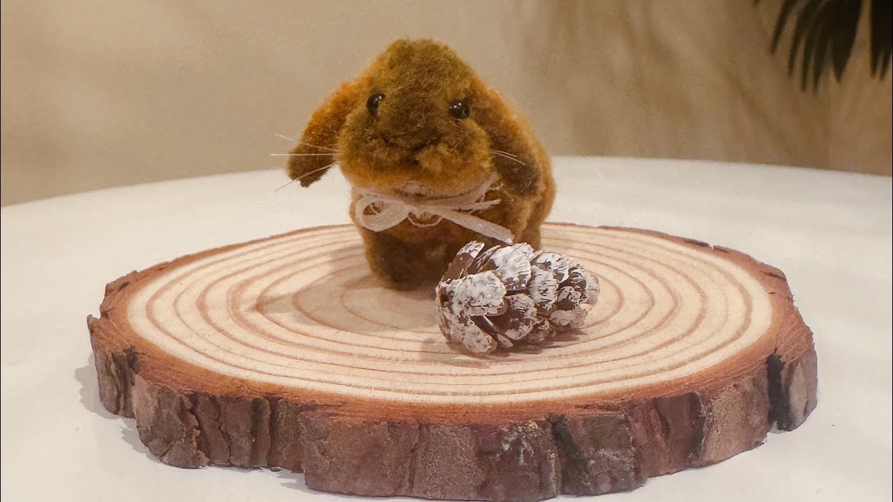 Милый кролик своими руками с ёршиками для чистки трубок #diy #pipecleanercrafts #craft #handmade