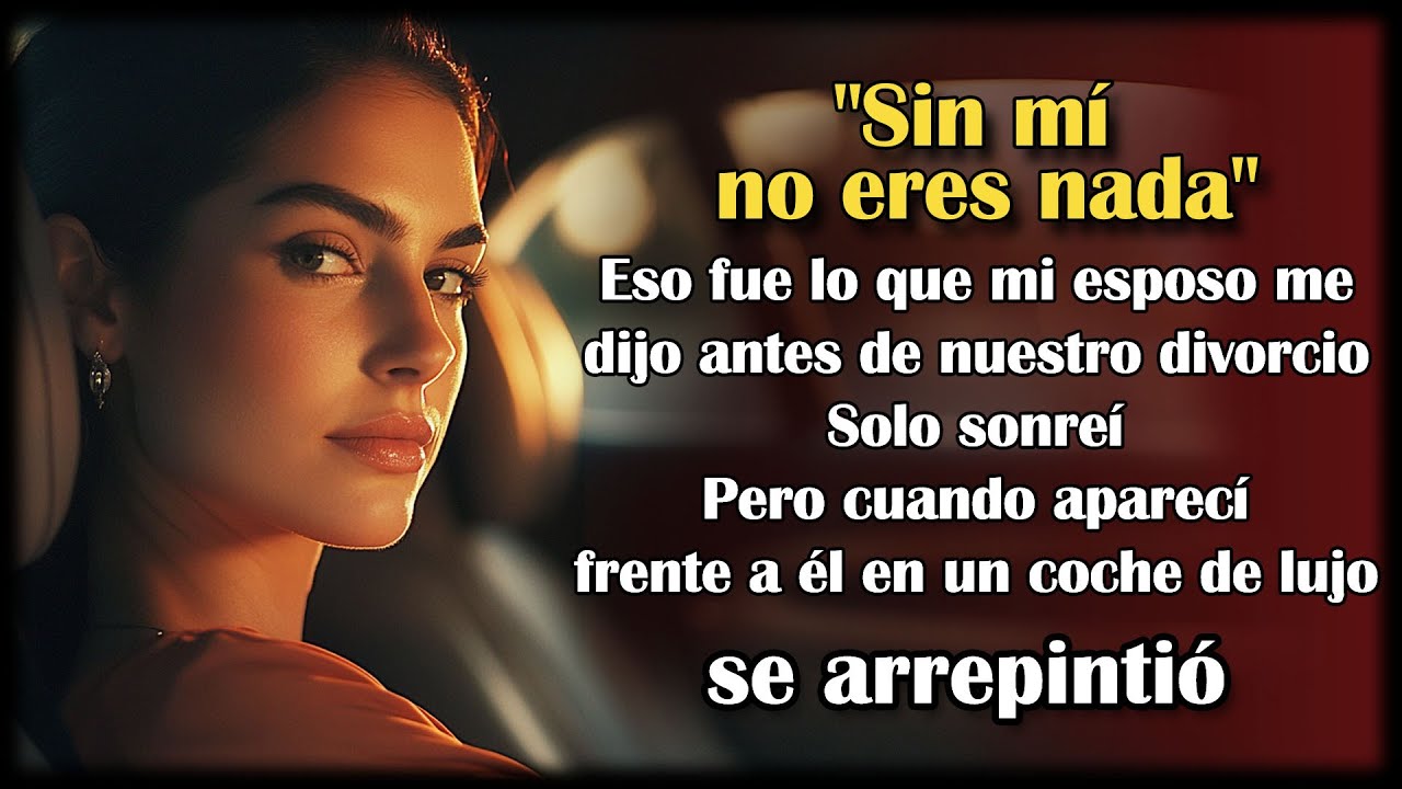 Mi esposo creo que me arruinaría tras el divorcio, hasta que me vio en un auto de lujo