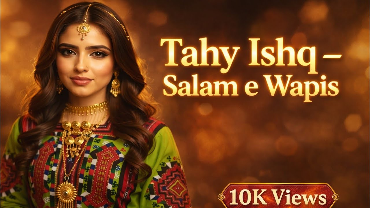 Tahy Ishq A Salam Tabish Hussain AI Version | New Balochi Viral Song 2025 | Wedding Special AI Song