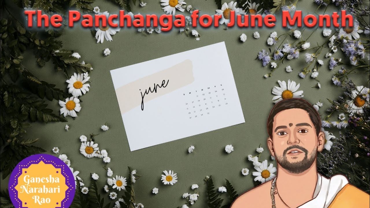 The Panchanga for June month