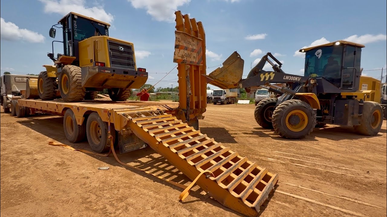 PÁ CARREGADEIRA XCMG, TROCA DE EMBUCHAMENTOS DA ARTICULAÇÃO. #trabalho #maquina #motor 