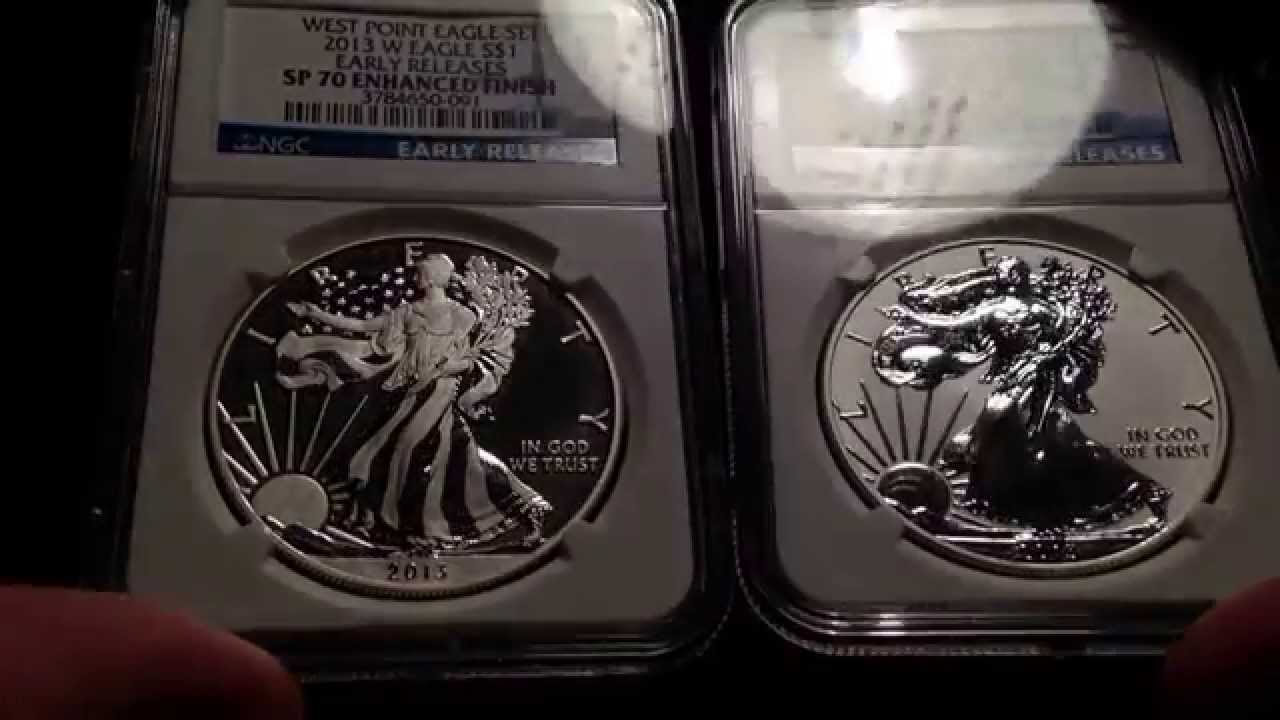2013 West Point Silver Eagle Set - PCGS and NGC 