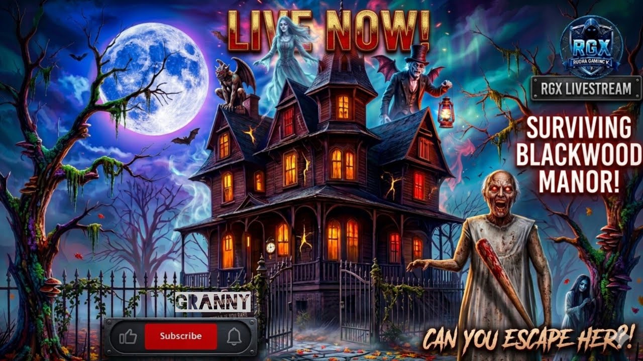 GRANNY LIVE 🔴 HORROR GAMEPLAY 💀 LIVE STREAM 🎮