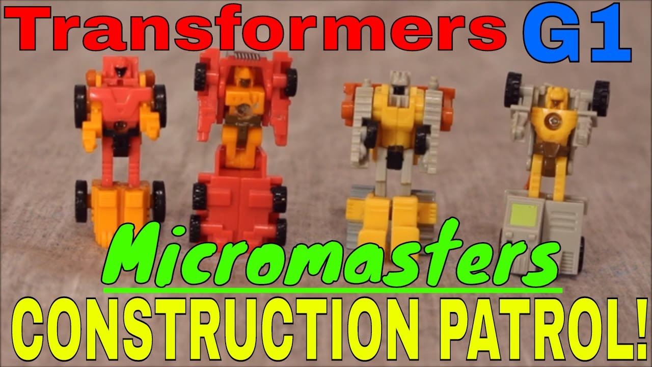 Transformers G1 Micromasters - Construction Patrol - GotBot True Review NUMBER 529