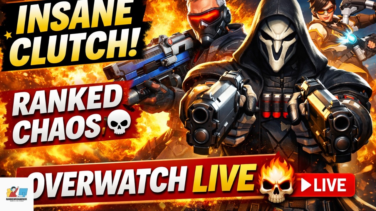 🔴 LIVE – Overwatch Mayhem! Climbing Ranked & Chaos Moments