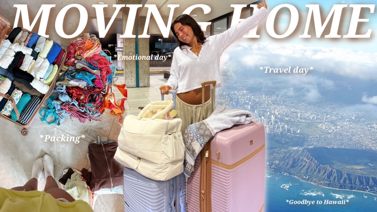 MOVING BACK TO FLORIDA || Pack with me + travel day