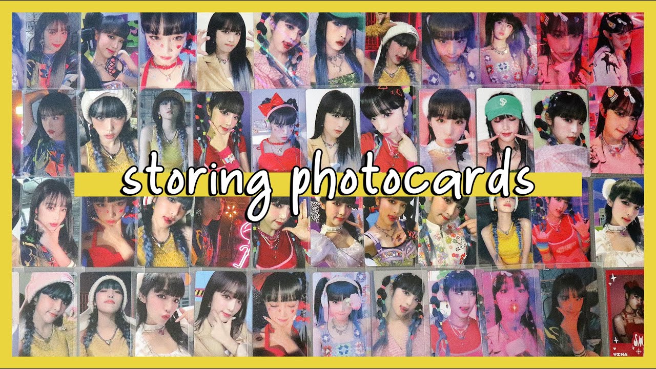 storing photocards in my binders #42 ☆ 100+ pc's - yena edition