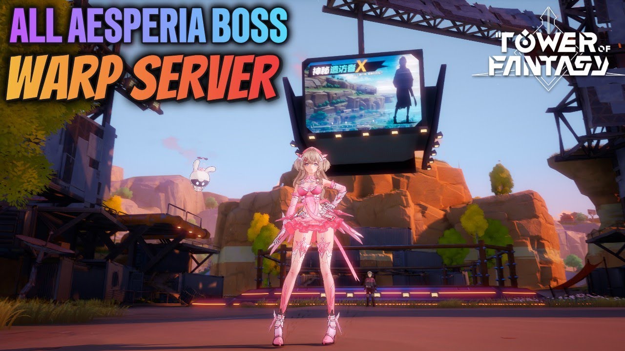 Soloing All Aesperia World Boss with Lechesis Team in Warp Server - Tower of Fantasy CN