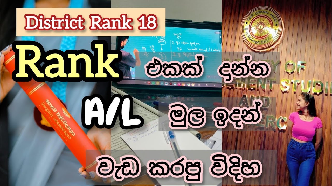 3A's සිහියෙනට යන්න මුල ඉදන් වැඩ කරේ මෙහෙමයි 🎯📚💯 | Rank එකක් ගන්න වැඩ කරමු 😍⏳ | My A/L Story