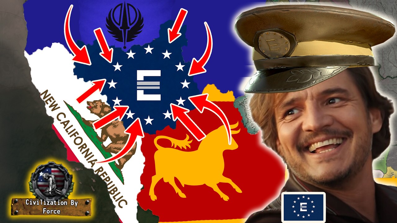 I Played The Enclave And Recreated the True American Empire In Hoi4 Old World Blues!
