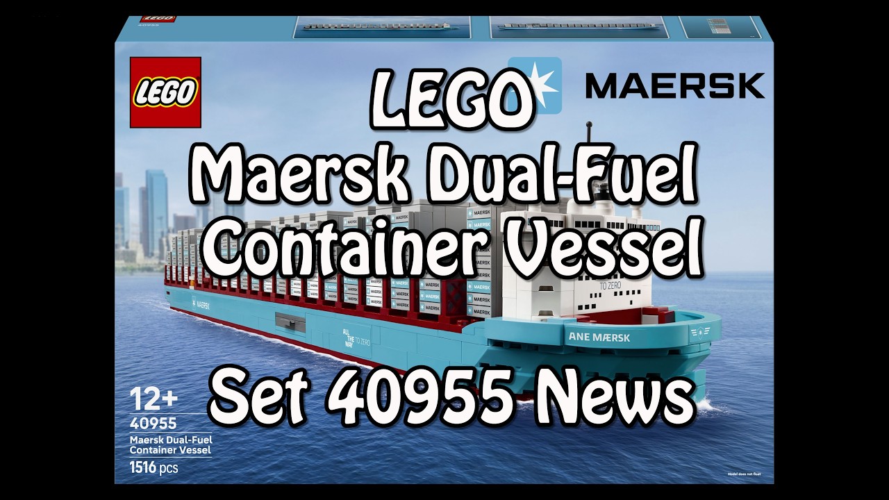 LEGO Maersk Dual-Fuel Container Vessel (Seasons & Occasions Set 40955): Klemmbausteinlyrik News