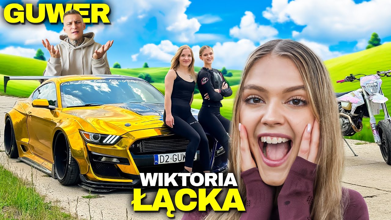 UCZĘ WIKTORIĘ ŁĄCKĄ JEŹDZIĆ NA MOTOCYKLU
