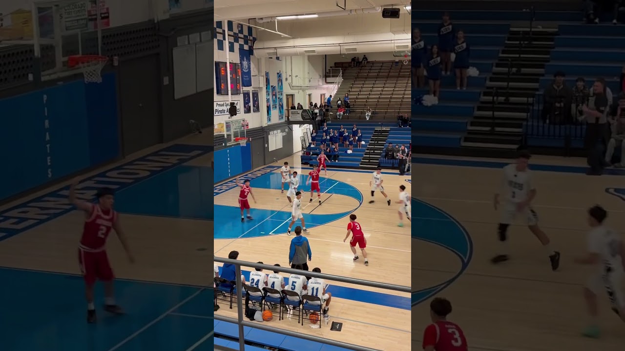 BULLDOGS VS PIRATES — Period 1 game. Look closely at the scoreboard (music version)