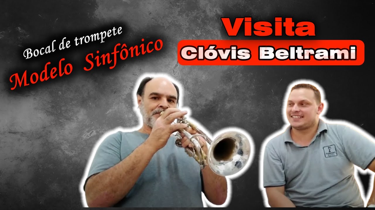 Bocal de Trompete Sinfônico - Visita do Professor Clovis Beltrami | Padovani Music