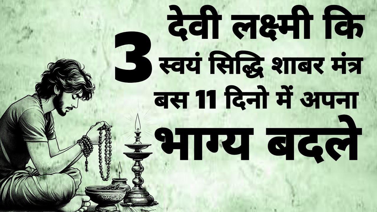 Laxami Siddh shabar mantra | मा लक्ष्मी 3 सिद्धि शाबर मंत्र | #shabar_mantra