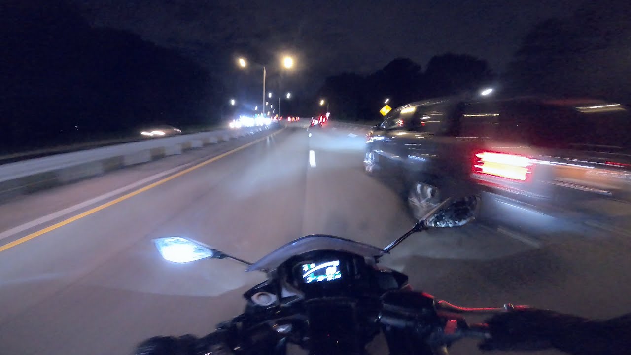 It's fast enough | Ninja 650 | Night ride | Swim Session