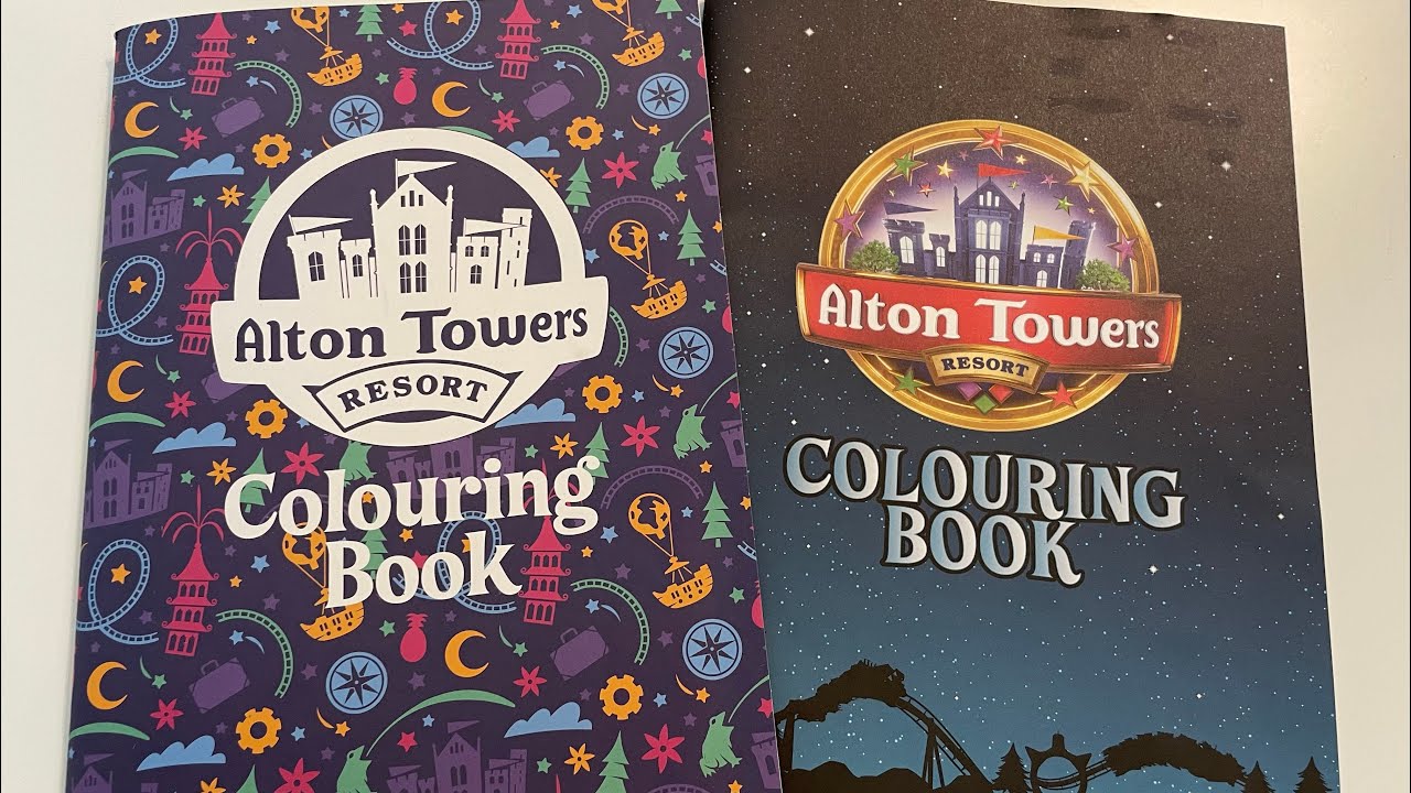 Alton Towers Colouring Books!