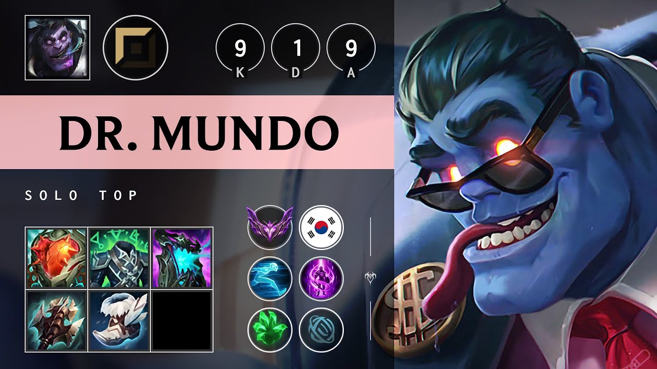 Dr. Mundo Top vs Gwen: Legendary - KR Master Patch 14.23
