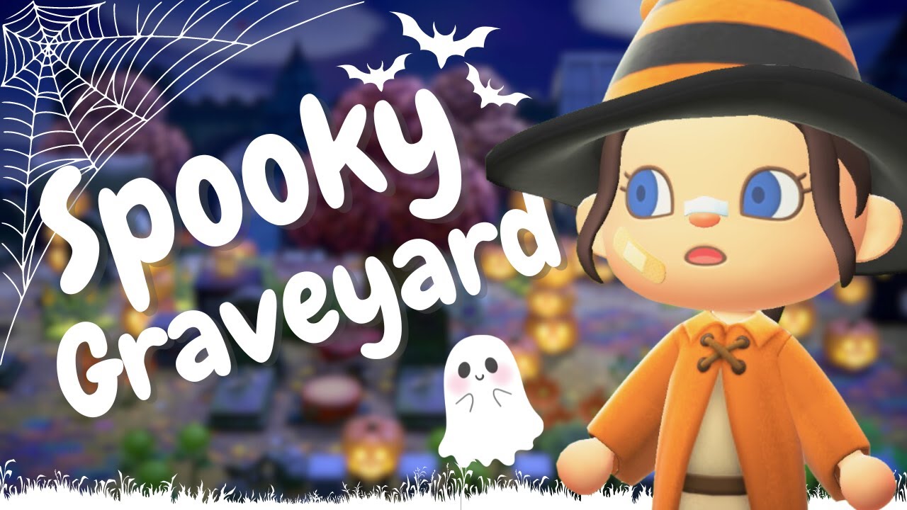 SPOOKY HAUNTED GRAVEYARD BUILD | HALLOWEEN TOWN ISLAND | ANIMAL CROSSING NEW HORIZONS
