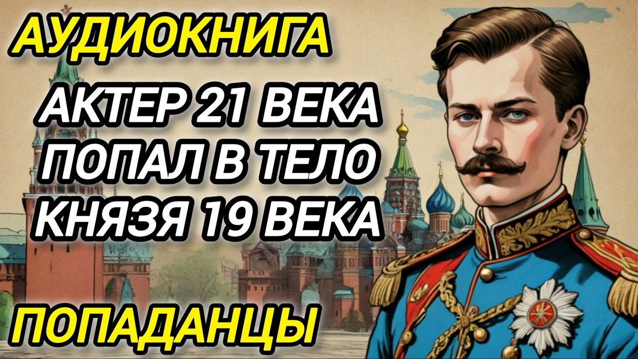 Аудиокнига ПОПАДАНЦЫ В ПРОШЛОЕ: АКТЕР 21 ВЕКА ПОПАЛ В ТЕЛО КНЯЗЯ 19 ВЕКА