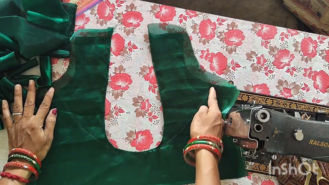 Trending back design#video #blouse #stitching 
