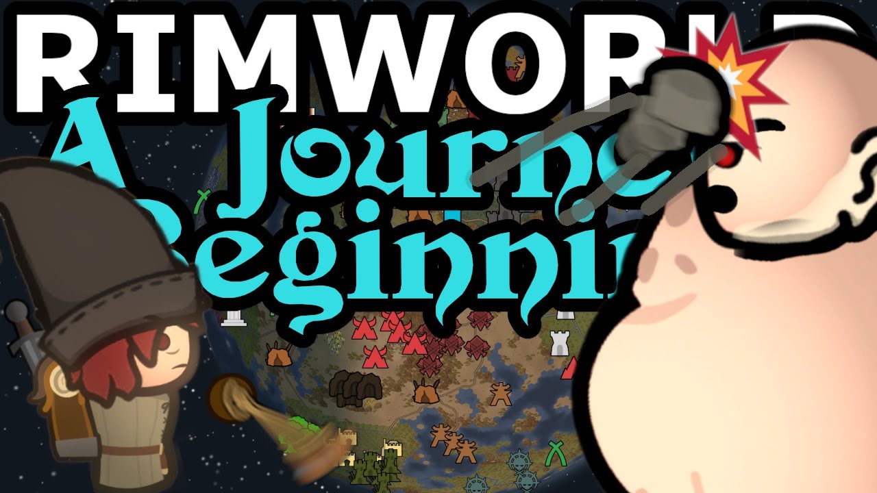 Questing on a Custom Fantasy Adventure RPG Planet! | Rimworld: A Journey's Beginning #1