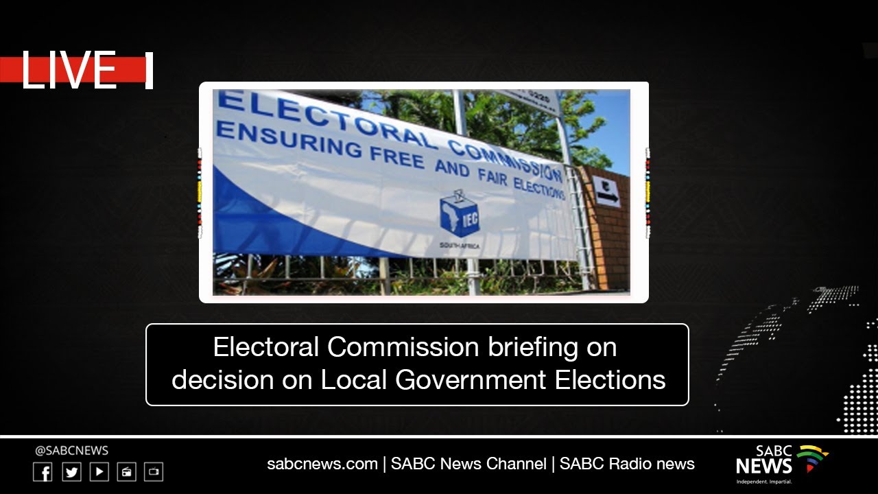 The Independent Electoral Commission press briefing
