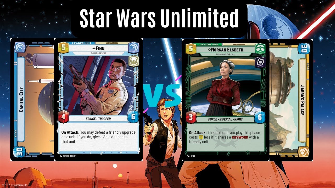 Финн Блю против Моргана Йеллоу | Локальный геймплей Star Wars Unlimited