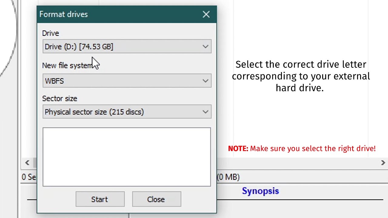 Formatting your drive to WBFS