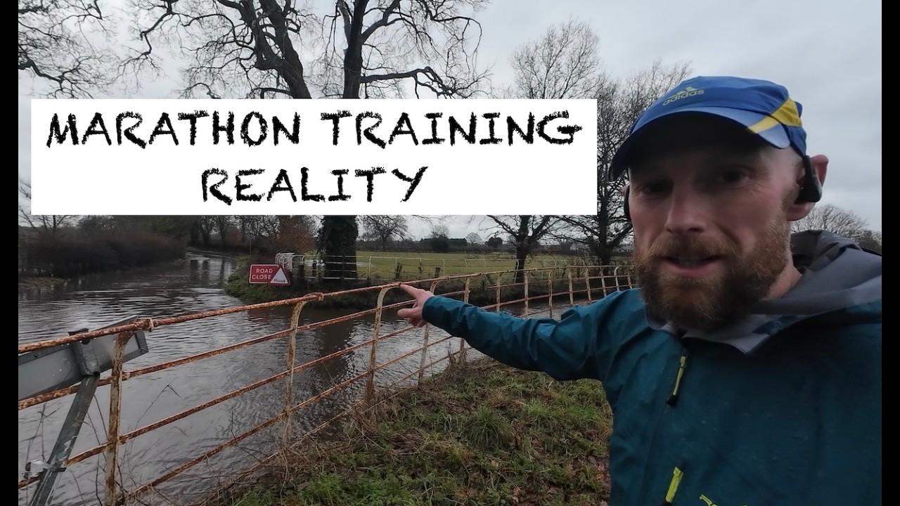 London Marathon 2026 Training- Easy Pace Long Run, Flooded Roads & Fuel Tips