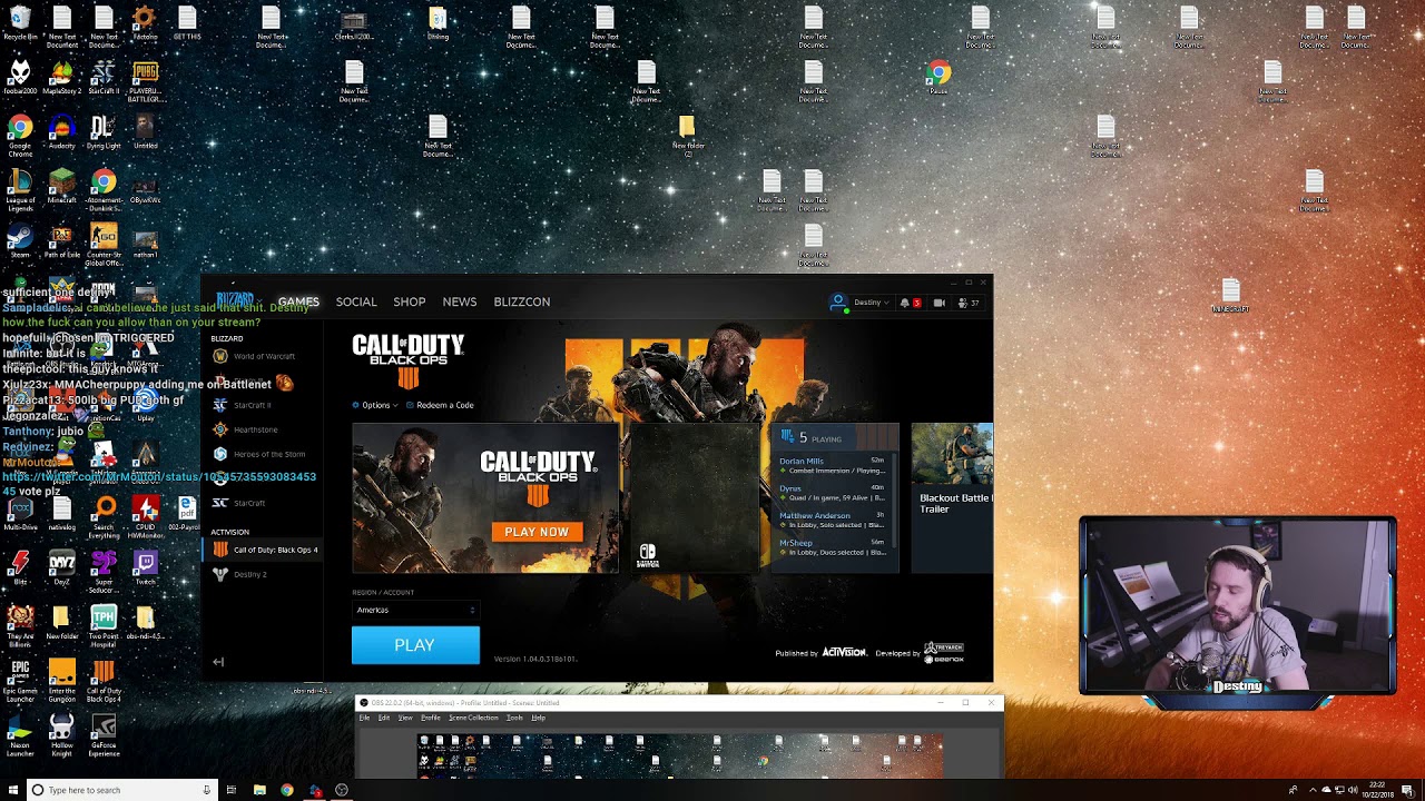 _jhc vs Destiny and his team of philosophers